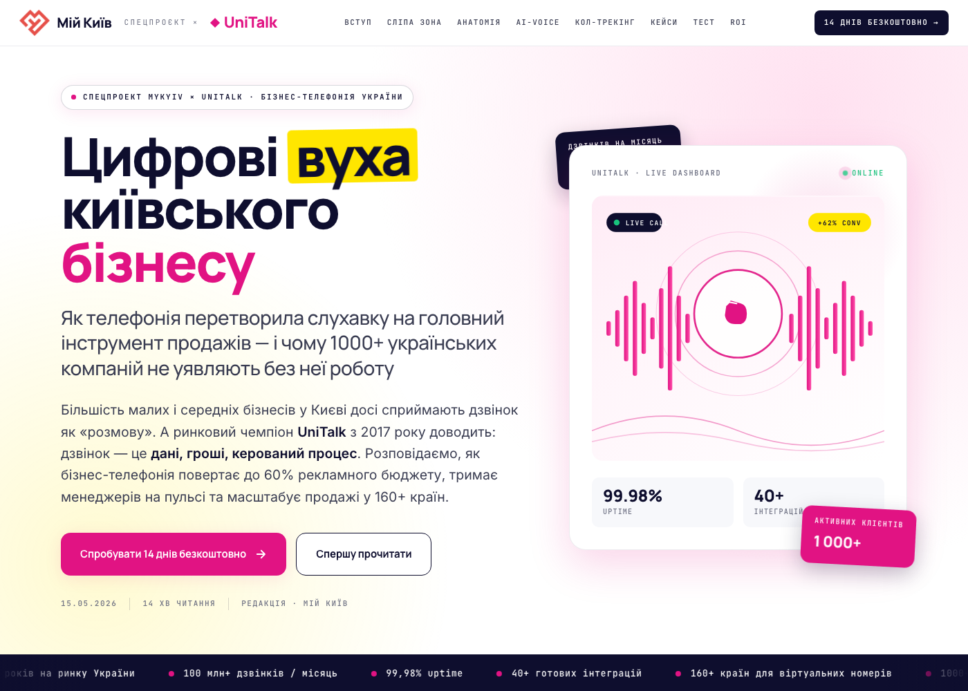 UniTalk × Голоси Києва