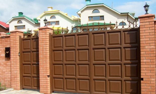 распашные ворота