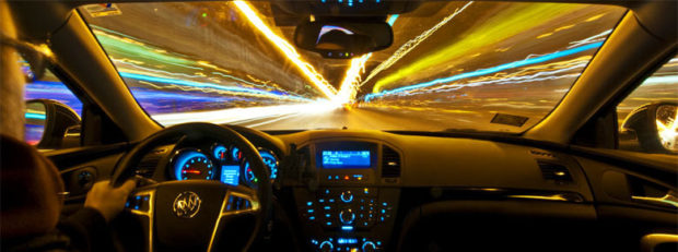 за рулем авто