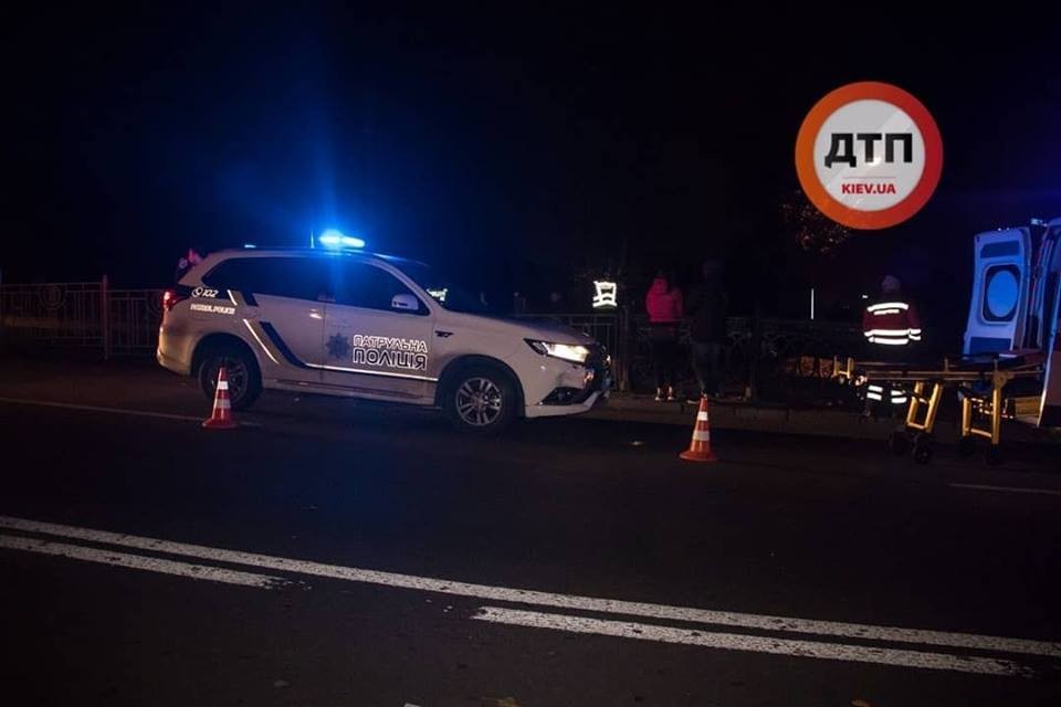 В Киеве полицейские сбили вора, который убегал после преступления