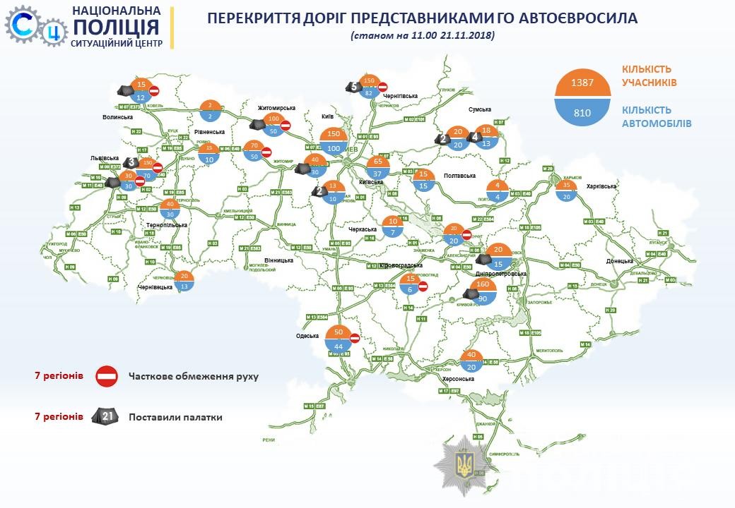 Если «евробляхеры» продолжат блокировать дороги к ним применять силу