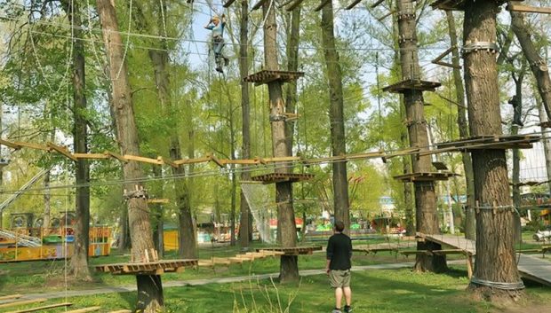Веревочный парк "Лазалка", Киев