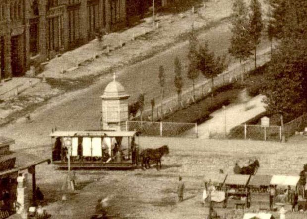 Конка в Киеве, ретро фото