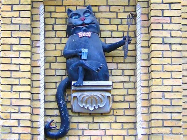 Кот Бегемот на Андреевском спуске, Киев