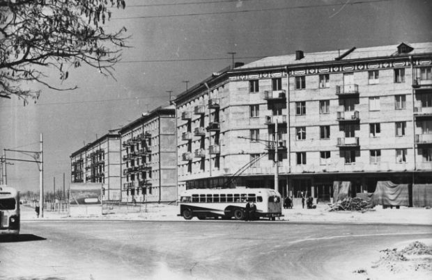 Хрущевки на современной Чоколовке, Киев