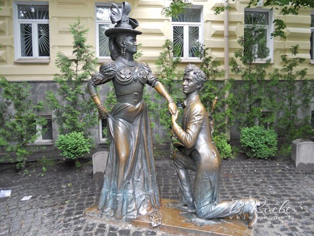 Памятник Проне Прокоповне и Голохвастову, Киев