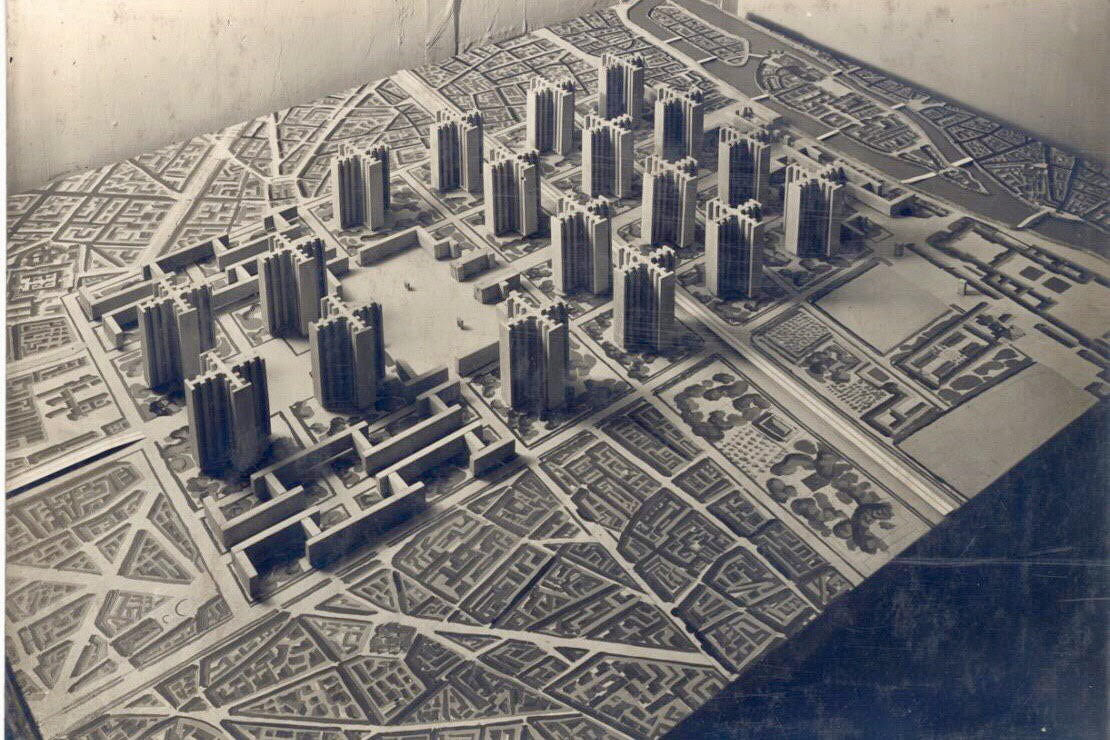 "План Вуазен" 1925г. Таким Париж мог бы быть сейчас