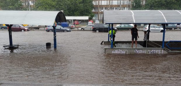 Воскресный ливень в Киеве стал рекордным