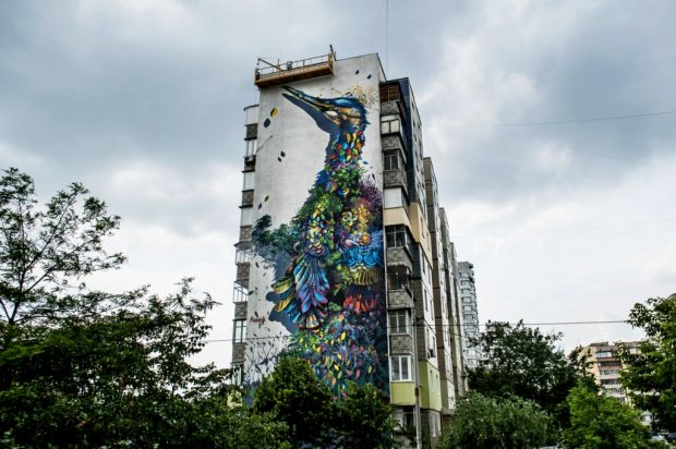 Мурал "Жар-птица"