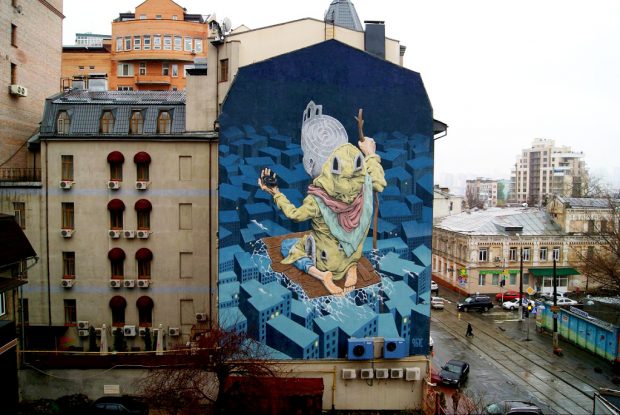 Мурал "Лабиринт"