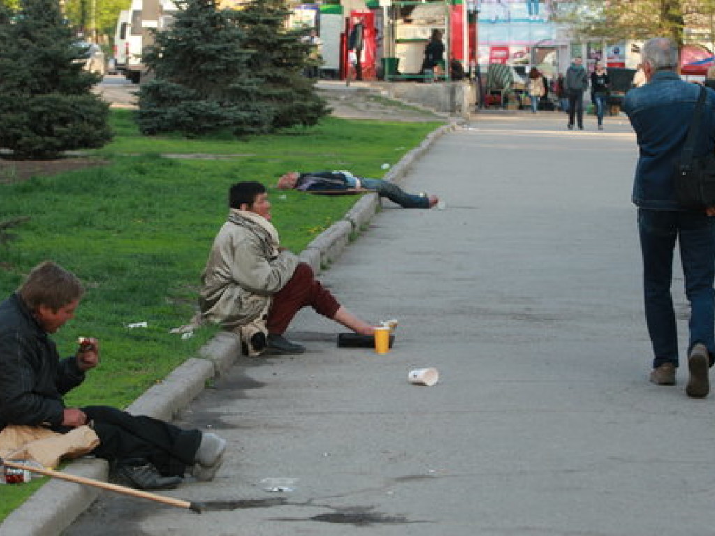 Бомжи, Киев