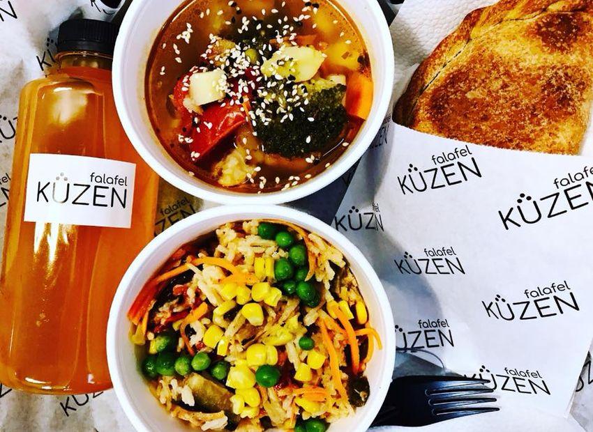 Кафе Kuzen Falafel, Киев