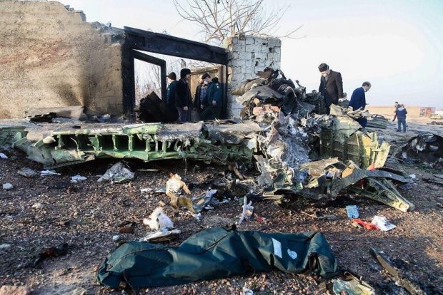 На борту разбившегося в Иране самолета, было 11 украинцев - СНБО