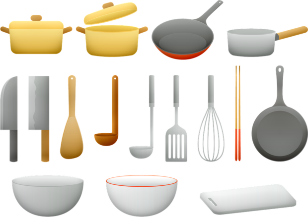 Кастрюли и сковородки