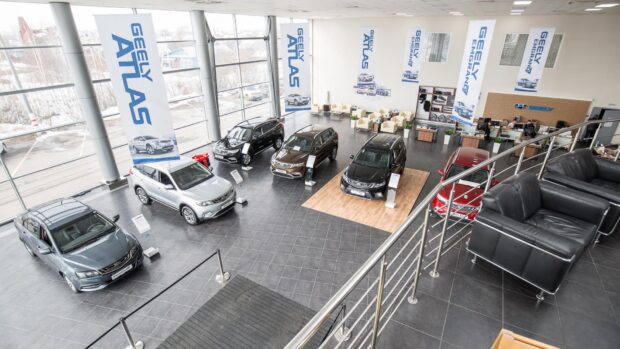 geely автосалон