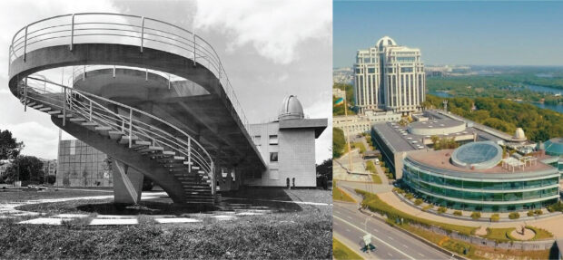 Открытая терраса в Доме пионеров. Фото: архив Эдуарда Бильского / Бизнес-центр "Днепровский спуск 1"