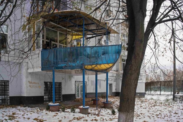 Балкон на Арсенальной. Фото: А. Бурлака 