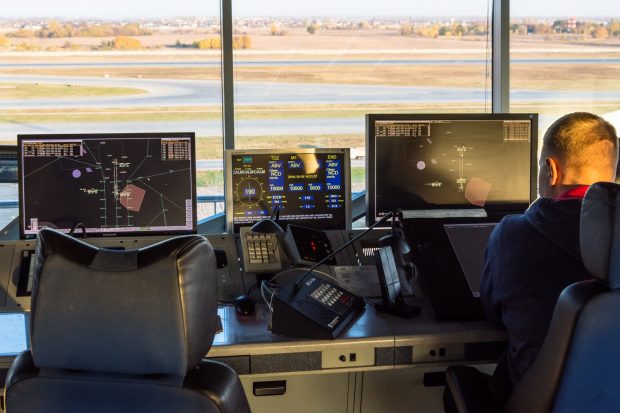 Рабочее место авиадиспетчера аэропорта "Борисполь"