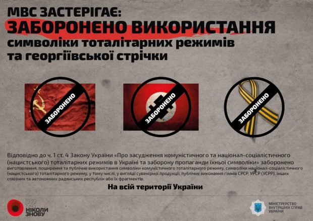 В полиции напомнили, что за коммунистическую символику можно попасть в тюрму