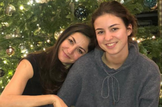 Олександра Тимошенко з дочкою