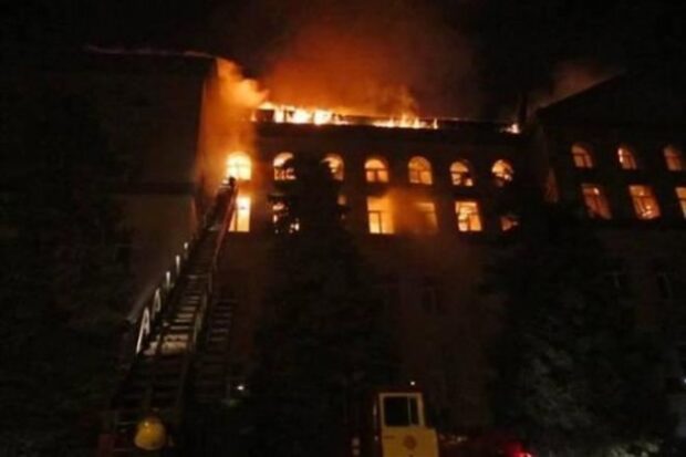 пожар в аграрном