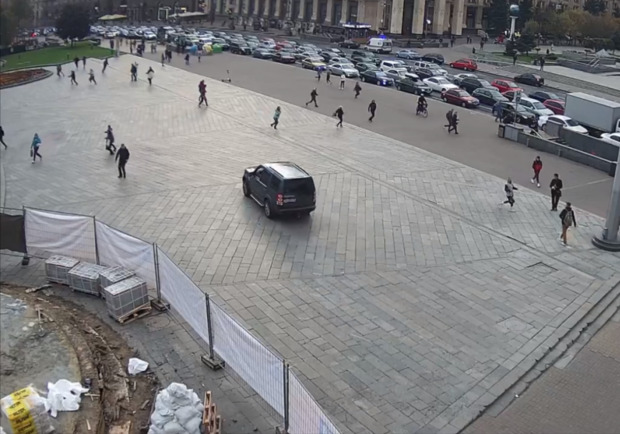 Авария на Майдане Независимости