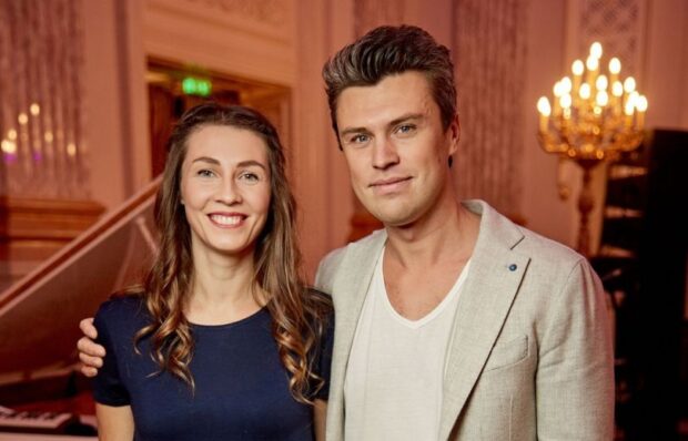 Євген Хмара з дружиною