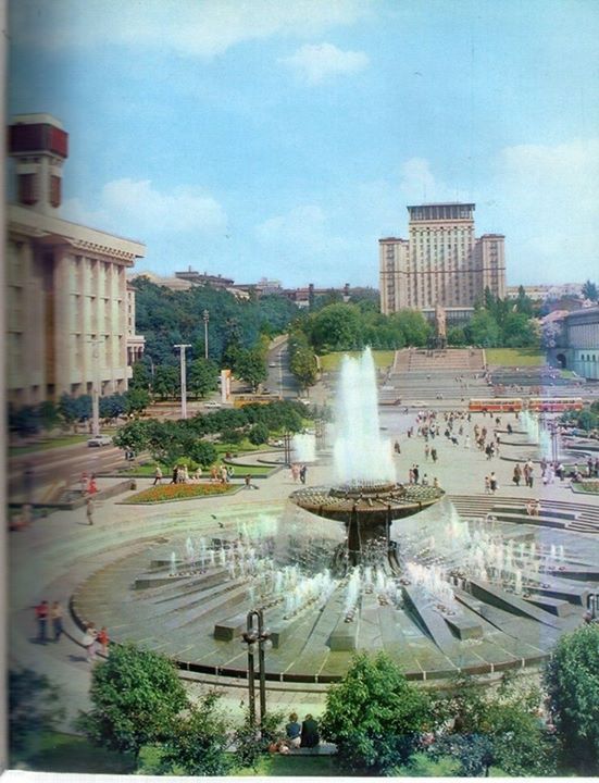 крещатик в 1980