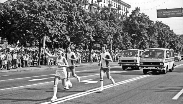 Олімпійський вогонь в Києві