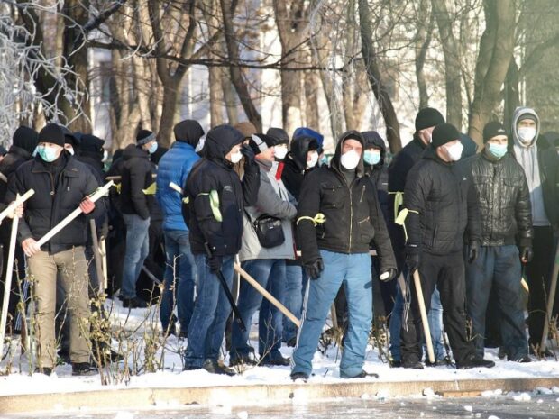 Полиция задержала группу людей, которые планировали устроить беспорядки в центре Киева и других областях Украины
