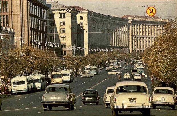 Крещатик в 1960