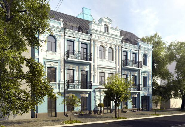 Візуалізація оновленого особняка Рутковського
