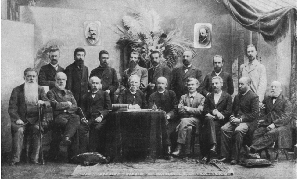 Святкування з нагоди 15-річчя журналу “Кіевская старина”, весна 1898 року.