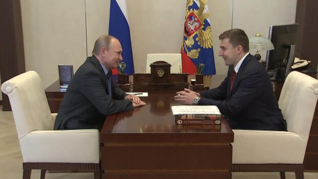 Сергій Карякін та володимир путін