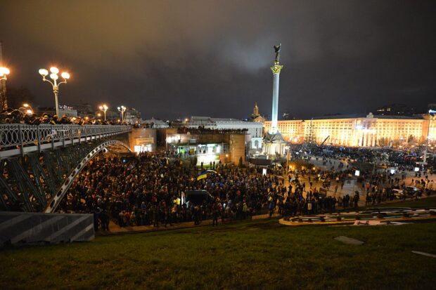Мирний мітинг на майдані Незалежності, 1 грудня 2013 року
