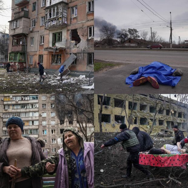 Маріуполь після “спасіння путіна”. Фото: Evgeniy Maloletka 