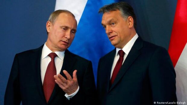 володимир путін і Віктор Орбан