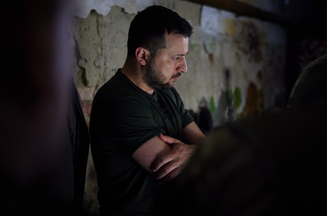 Володимир Зеленський відвідав передові позиції на фронті
