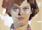 Алла Горська. Автопортрет