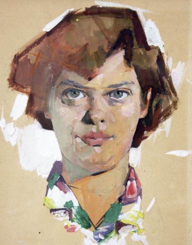 Алла Горська. Автопортрет