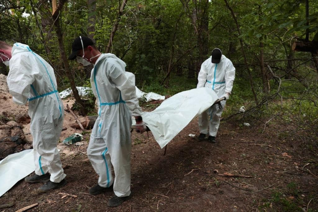 На Київщині виявили ще одне масове поховання мирних жителів