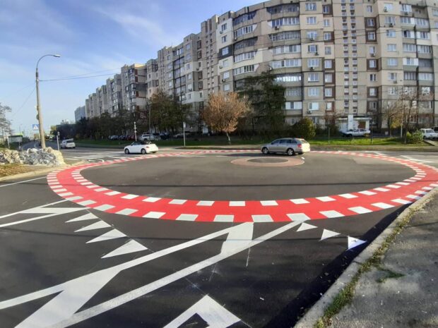 Протягом 2022 року «Київавтодор» облаштував у столиці 10 нових кільцевих розв’язок