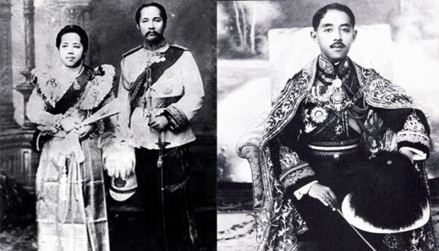 Король і королева Сіаму Рама V и Саована та принц Чакрабонгсе Буванафа