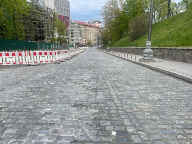 На вулиці Грушевського завершили ремонтні роботи