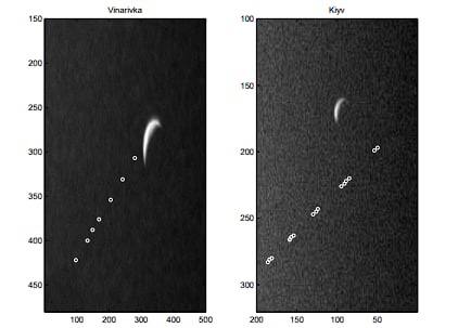 Обєкти зафіксовані над києвом