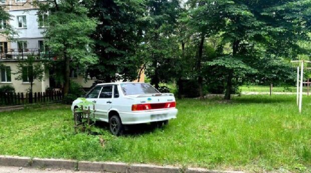 На Київщині водійка авто скоїла наїзд на сусідку, яка допомагала їй припаркуватися