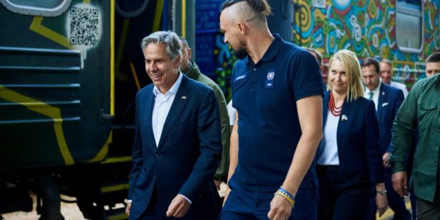 Ентоні Блінкен після подорожі Укрзалізницею