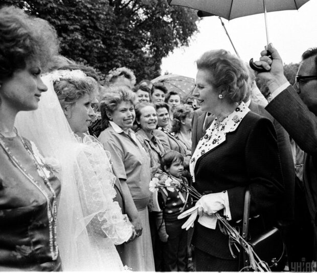 Маргарет Тетчер в Києві