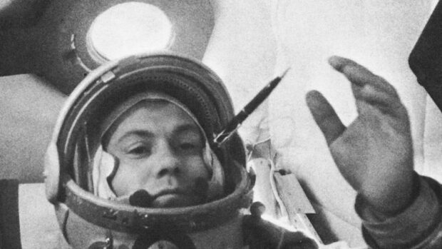 Космонавт Павло Попович під час польоту, серпень 1962 року