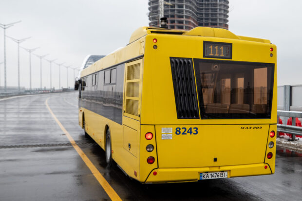 Подільсько-Воскресенським мостовим переходом курсуватиме новий тимчасовий автобусний маршрут № 111